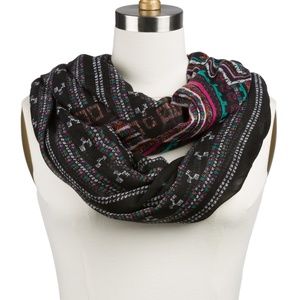 Camilo Graphic Print Infinity Scarf
